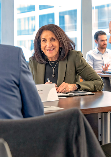 Professional woman smiling